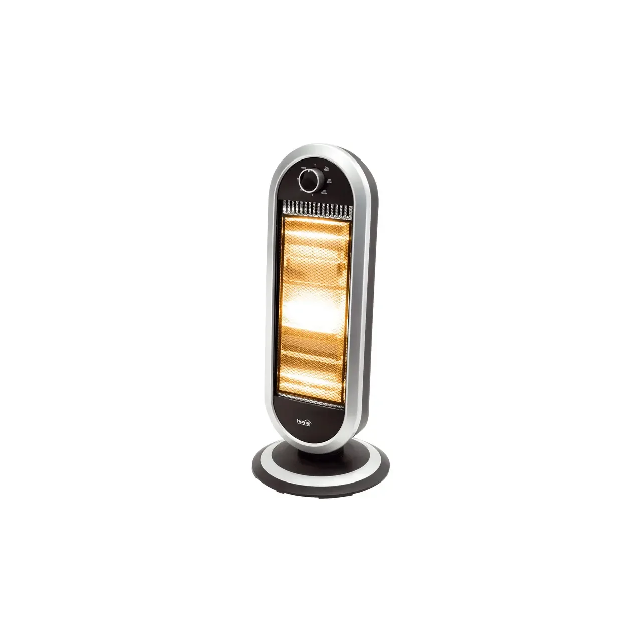 Radiator halogen, 3 trepte de incalzire 400 W / 800 W / 1200 W, oscilare cuplabila, oprire automata la rasturnare Home FK 23 1